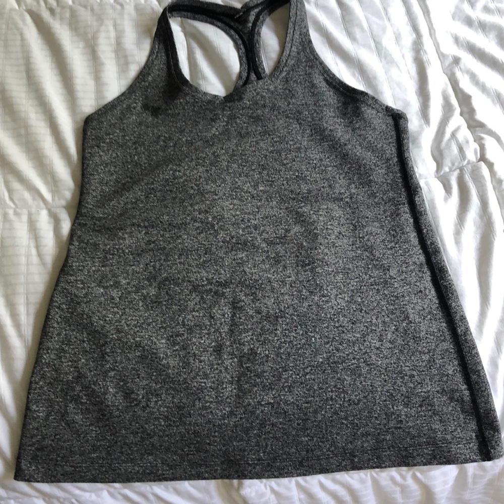 Lululemon Gray Dryfit tank top lightly worn